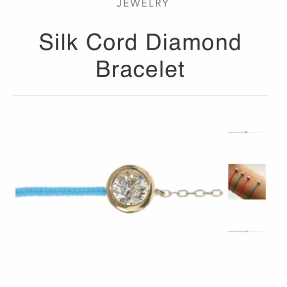 18k Gold & Silk diamond bracelet - Picture 8 of 8